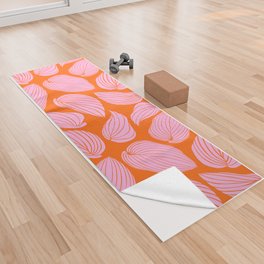 Mod Leaves Tropical Yoga Towel