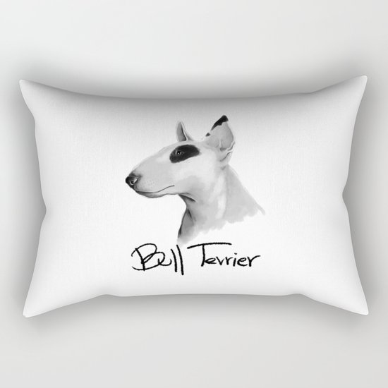 Bull Terrier Rectangular Pillow