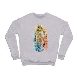 Virgen de Guadalupe, Virgin Mary Crewneck Sweatshirt