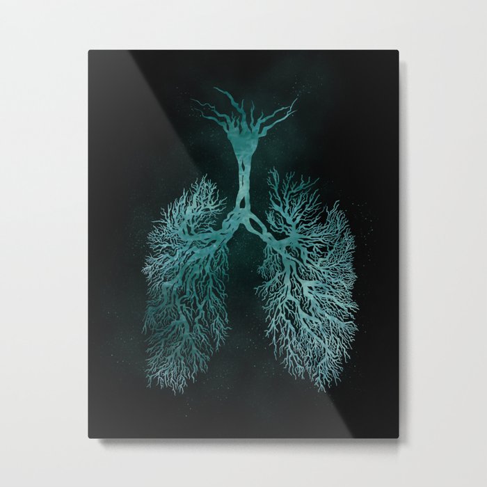 just breathe // the lungs of nature Metal Print