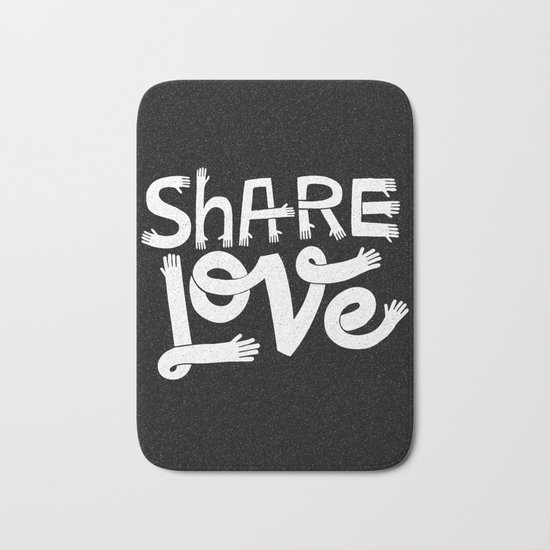 share love Bath Mat