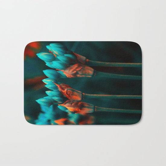 Floral abstract(17). Bath Mat