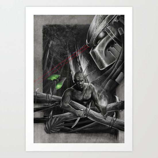 'The Jungle' (PREDATOR) Art Print