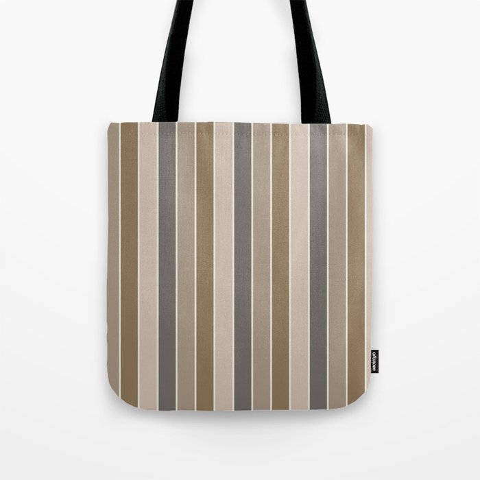 Pastel Colored Stripes-Repeat Pattern Tote Bag