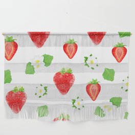 strawberry pattern Wall Hanging