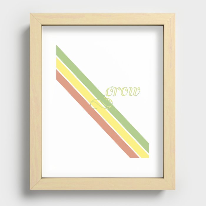 Grow Bright Recessed Framed Print