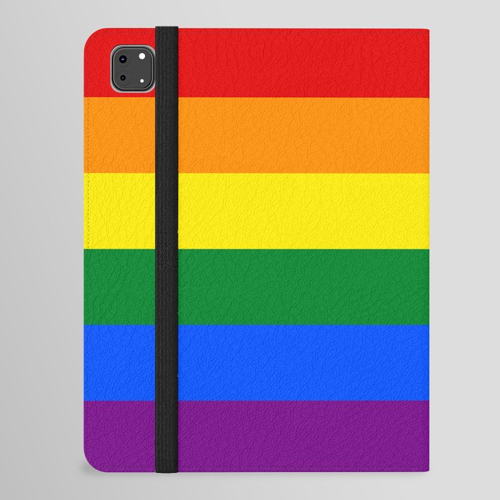 Pride Rainbow Flag iPad Folio Case