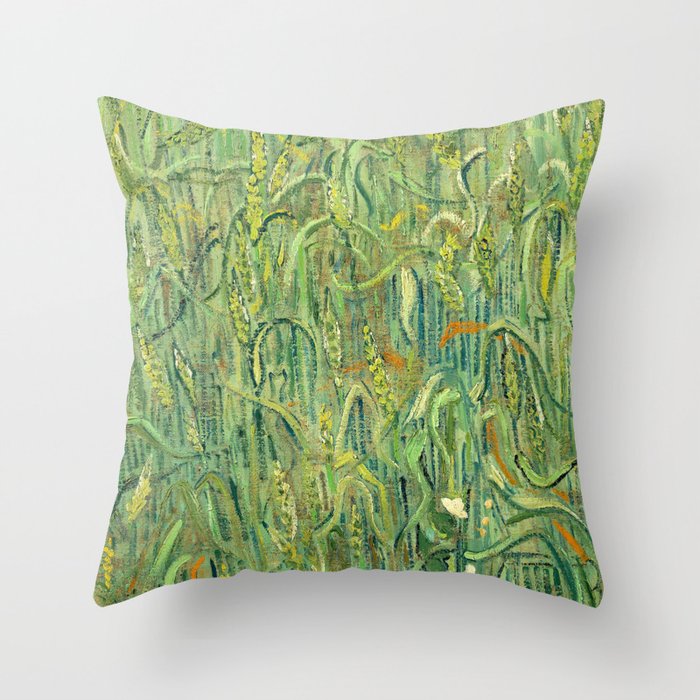 Ears of Wheat, 1890 by Vincent van Gogh Throw Pillow
