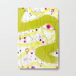 Vision Metal Print | Ink, Pattern, Painting, Abstractexpresionism, Eye, Digital, Markers, Acrylic, Abstract 