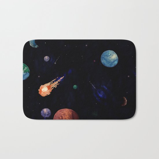 color galaxi Bath Mat