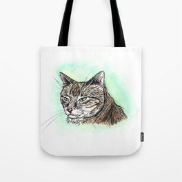 Mittens Green Tote Bag
