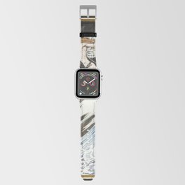 East of the Sun and West of the Moon, illustrated by Kay Nielsen Devil Angel Man On White Wave Apple Watch Band