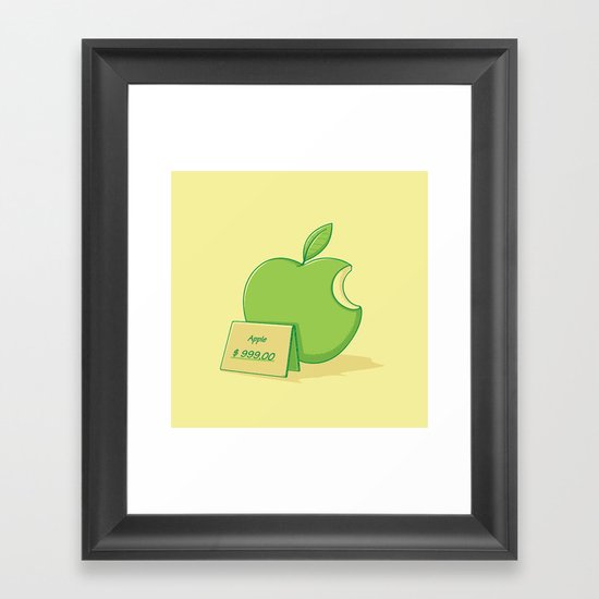 Marketing power Framed Art Print