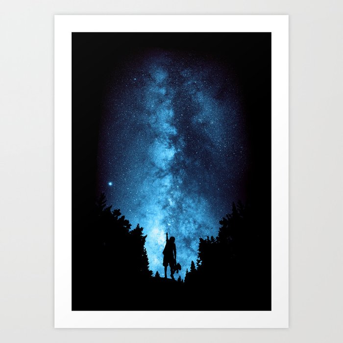 Reach For The Stars Art Print By Markkoh Society6