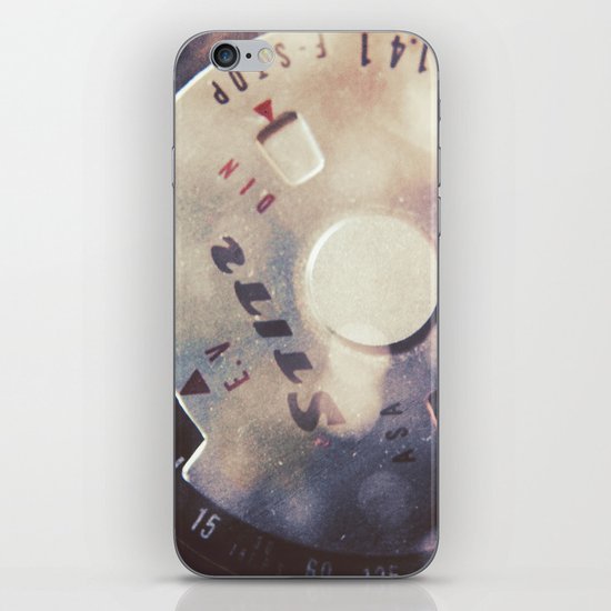 Vintage Stitz Light Meter Diptych iPhone & iPod Skin