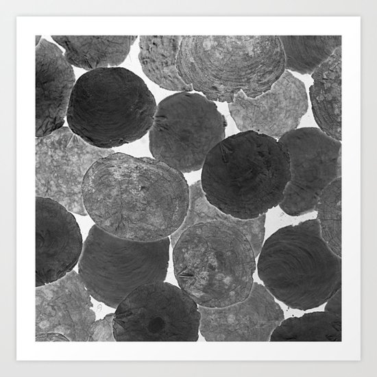 Abstract Gray Art Print