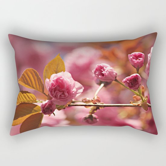 Cherry Blossoms Rectangular Pillow