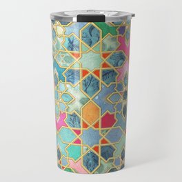 Gilt & Glory - Colorful Moroccan Mosaic Travel Mug