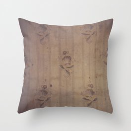 Old wallpaper, two Throw Pillow