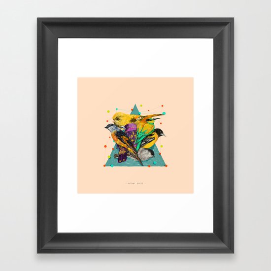 Colour Party Framed Art Print