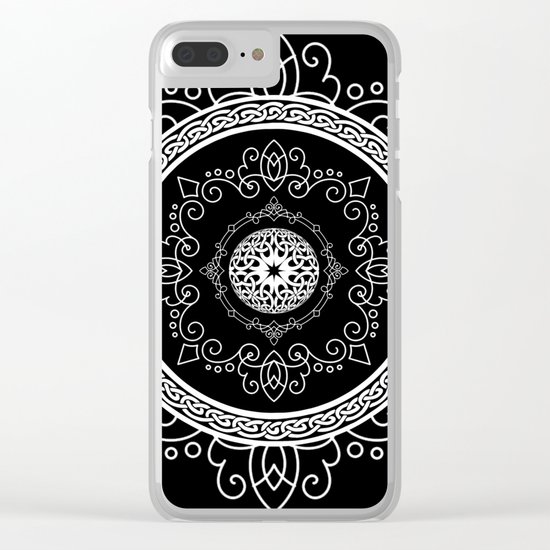 Celtic Soul Mandala Clear iPhone Case