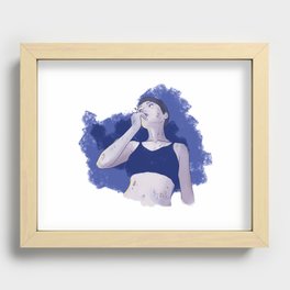 Chilling 3 Recessed Framed Print