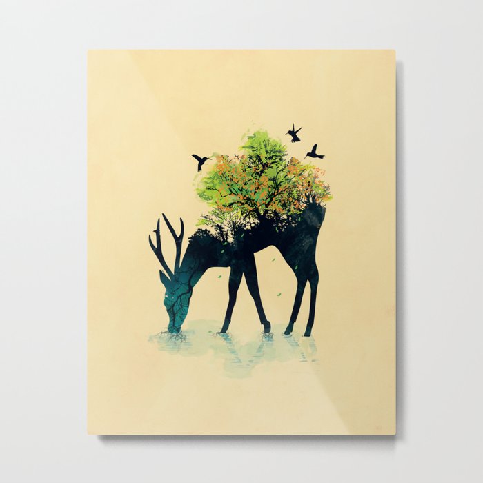Watering (A Life Into Itself) Metal Print