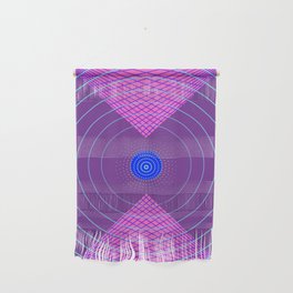 Neon Echoes Wall Hanging