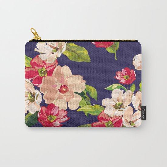 Floral Carry-All Pouch
