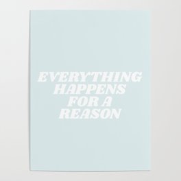 everything happens for a reason Poster