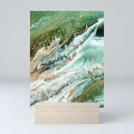 Be Brave | glamour abstract  Mini Art Print