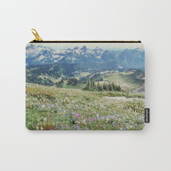 Wildflower Meadow Carry-All Pouch