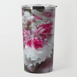 Dewy Dianthus Travel Mug