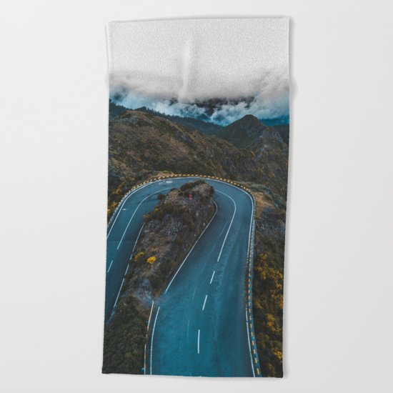 Road of life Beach Towel