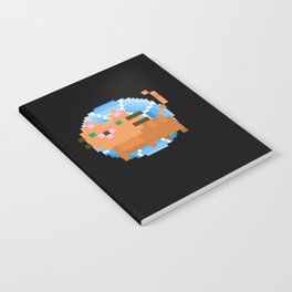 Cats Pixel Gaming Games Art Retro Notebook