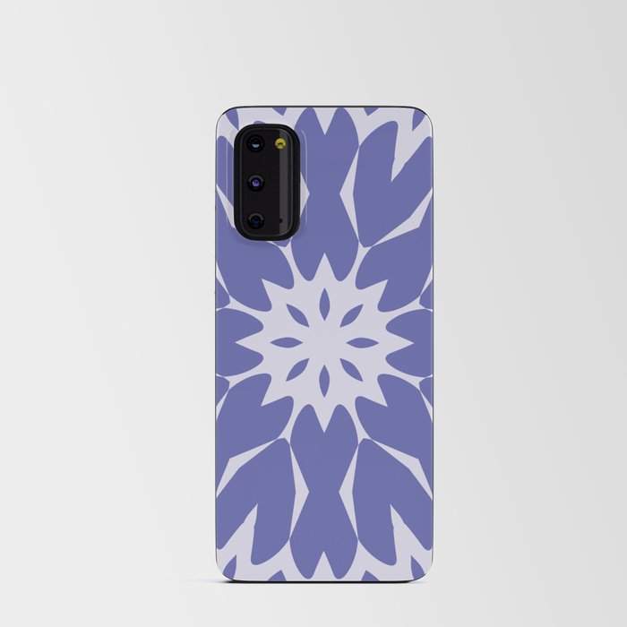 Abstract Sunflower Artwork 04 Very Peri Color 02 Android Card Case