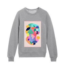 Abstract Shapes 7 Kids Crewneck