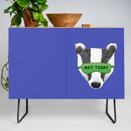 Not Today Badger Credenza