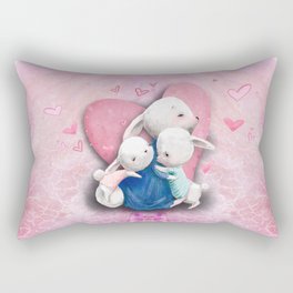 We love our Bunny Mommy Rectangular Pillow
