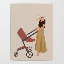 BABY AND MOTHER  Poster