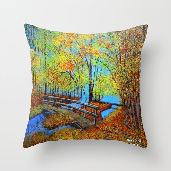 Autumn landscape 4 Throw Pillow