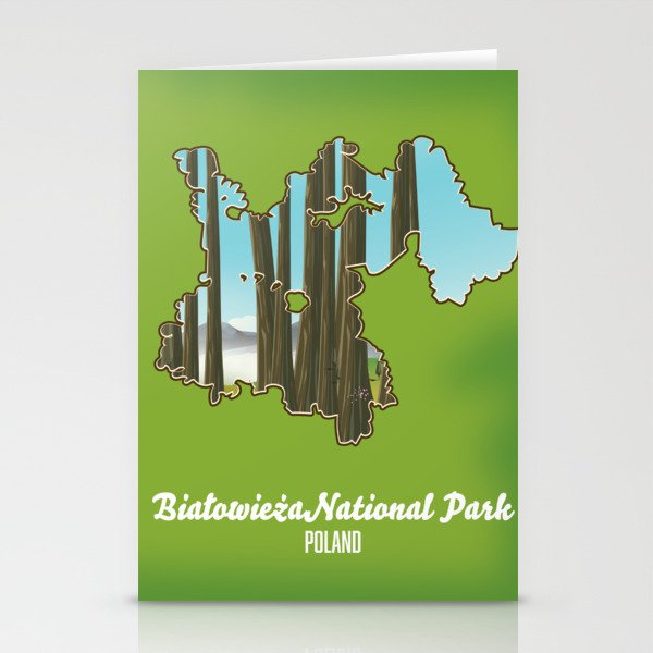 Białowieża National Park Stationery Cards