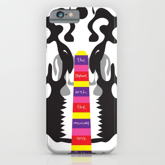The elephant with the inscissors tusk. iPhone & iPod Case