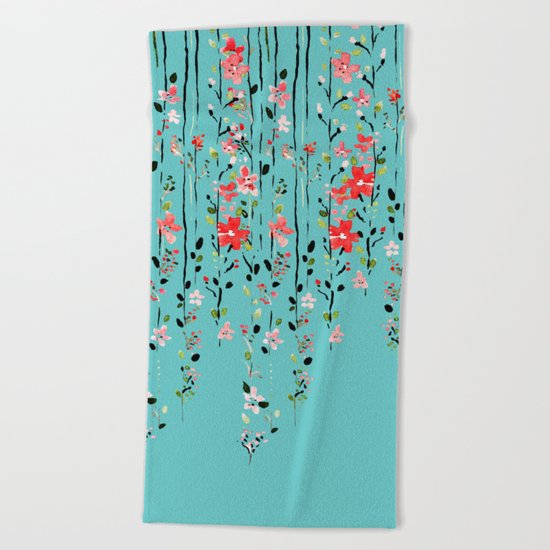 Floral Dilemma #society6 #decor #buyart Beach Towel