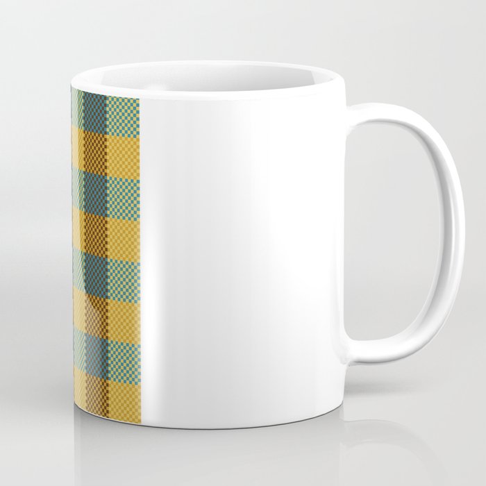 Pixel Plaid - Winter Walk Coffee Mug