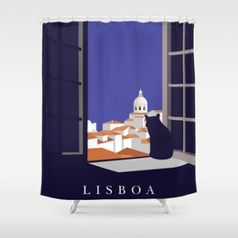 Lisbon, Portugal Shower Curtain