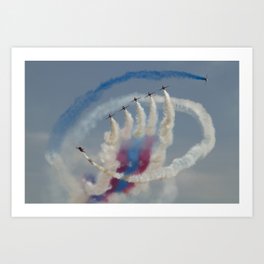 Red Arrows Art Print