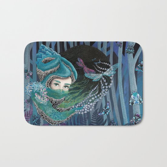 Forest eyes Bath Mat