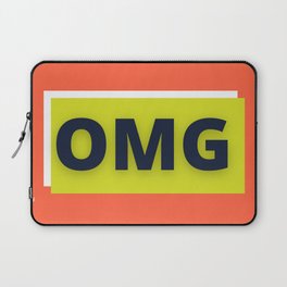OMG Orange Neon Laptop Sleeve