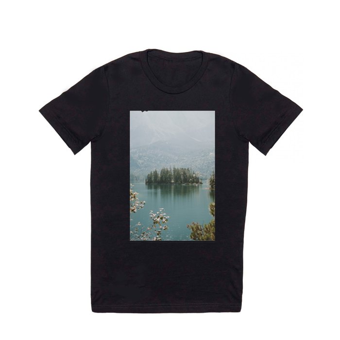 Forest Island in the Mountain Lake T Shirt